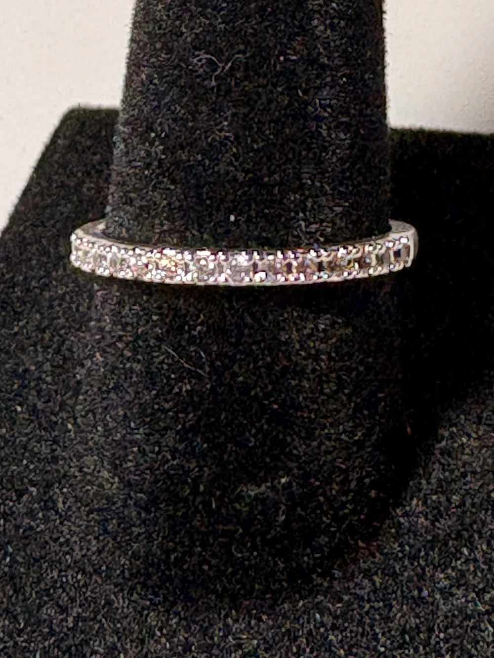 Sterling Silver Thin Band Ring - Silver